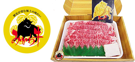 黒毛和牛みかわ牛A5等級 リブロース450g(すき焼き・焼肉用5,000円相当)