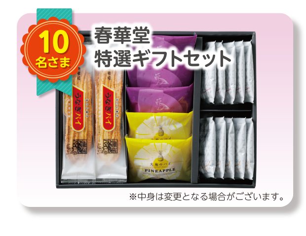 春華堂／特選ギフトセット　10名さま